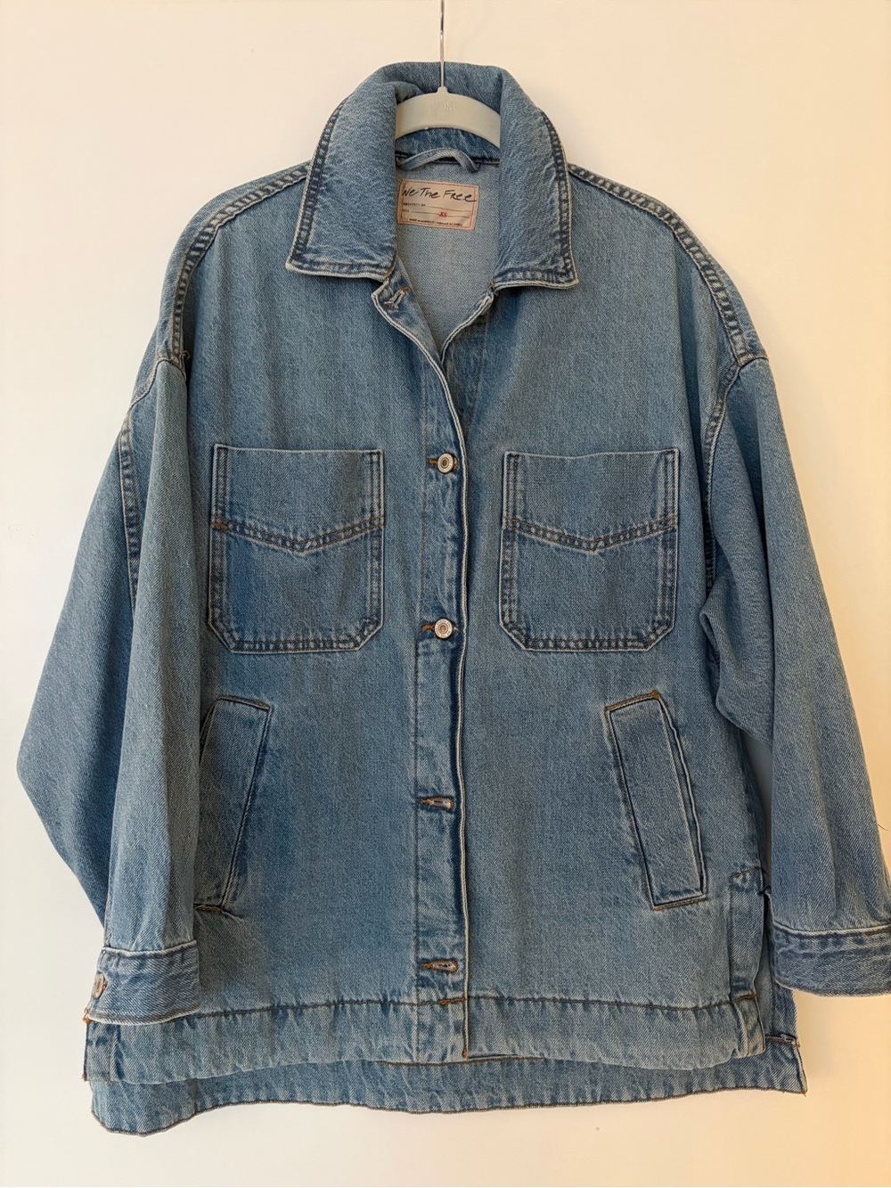 Free People Madison City denim jacket